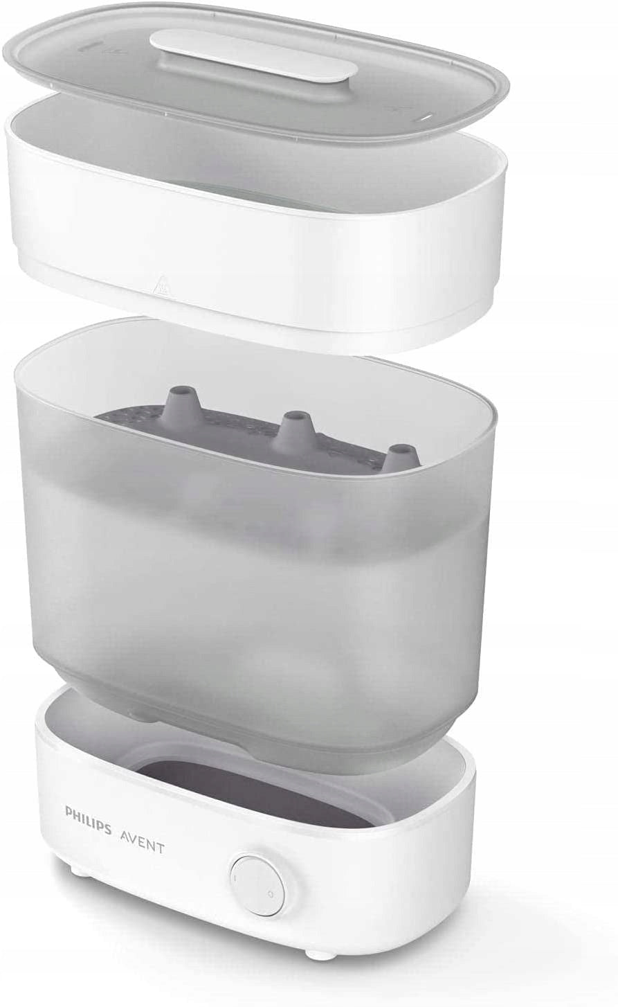 PHILIPS AVENT elektryczny sterylizator parowy biało-szary, modułowy, do sterylizacji bez chemii