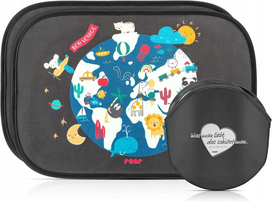 REER TravelKid protector solar para ventana de coche UV 50+ 2 unidades