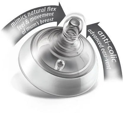 TOMMEE TIPPEE smoczek do butelki CLOSER TO NATURE 6msc+ x2 – zdjęcie produktu 3