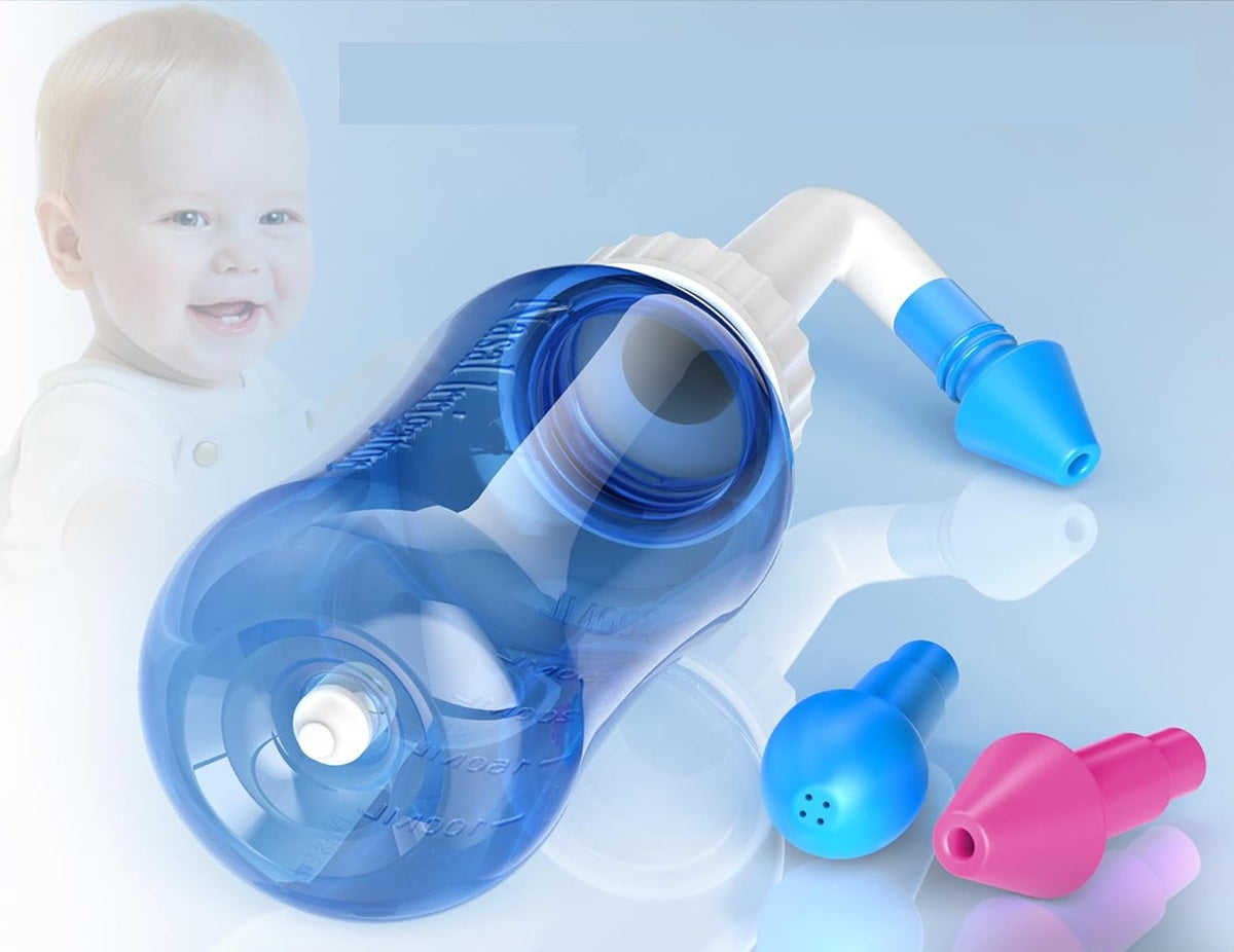 MAOEVER Nasal 300 irrigateur nasal pour enfants et adultes 3 embouts 300 ml
