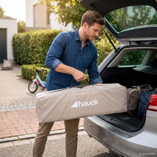Hauck Dream N Play travel cot beige