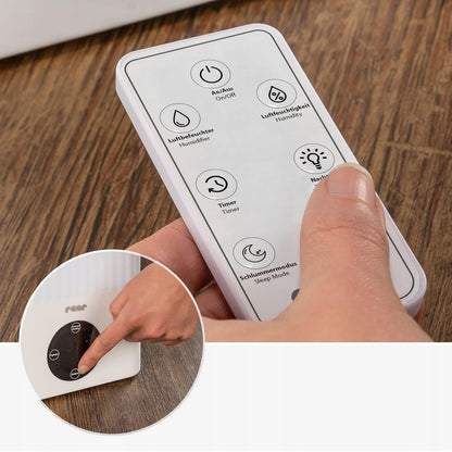 REER humidificateur à ultrasons avec veilleuse + télécommande