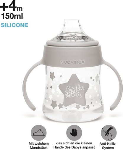SUAVINEX My First Set zestaw startowy butelek + smoczek 5el. 0msc+