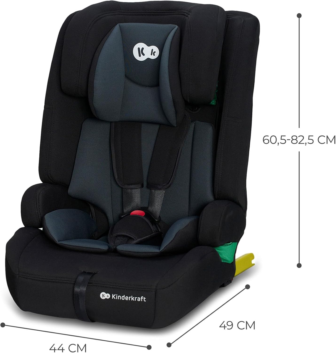 KINDERKRAFT SAFETY FIX 2 i-Size siège auto 9-36kg gr 1/2/3 ISOFIX