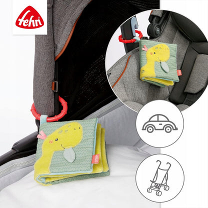 FEHN Happy Dino livre sensoriel SUSPENDU 11 x 11 cm