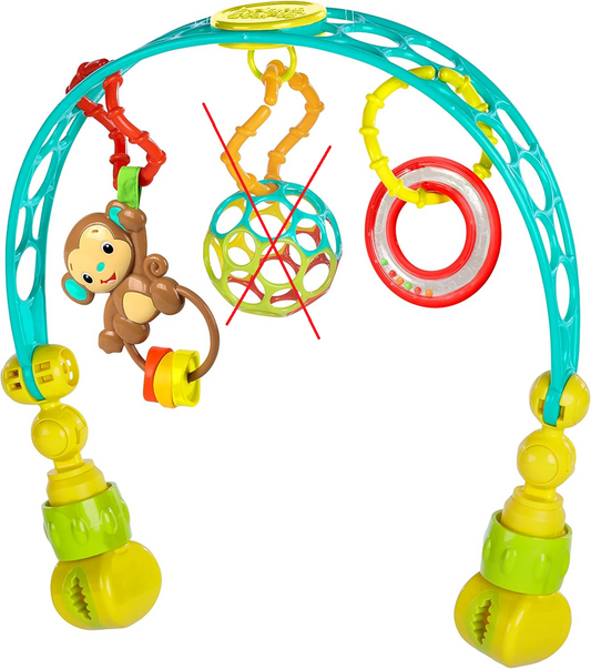 OBALL arche de poussette avec jouets