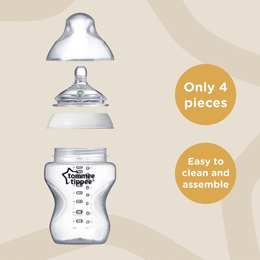 TOMMEE TIPPEE zestaw 6 butelek 260ml ANTI-COLIC – zdjęcie produktu 2