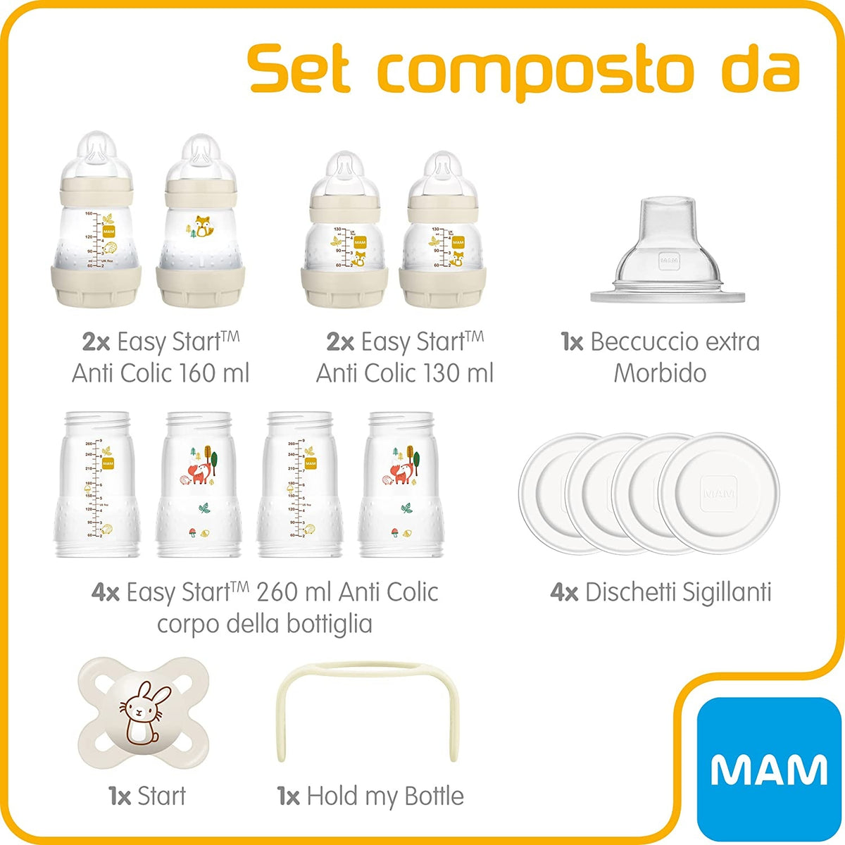 MAM set de démarrage Easy Start Anti-Colic XXL 11 éléments