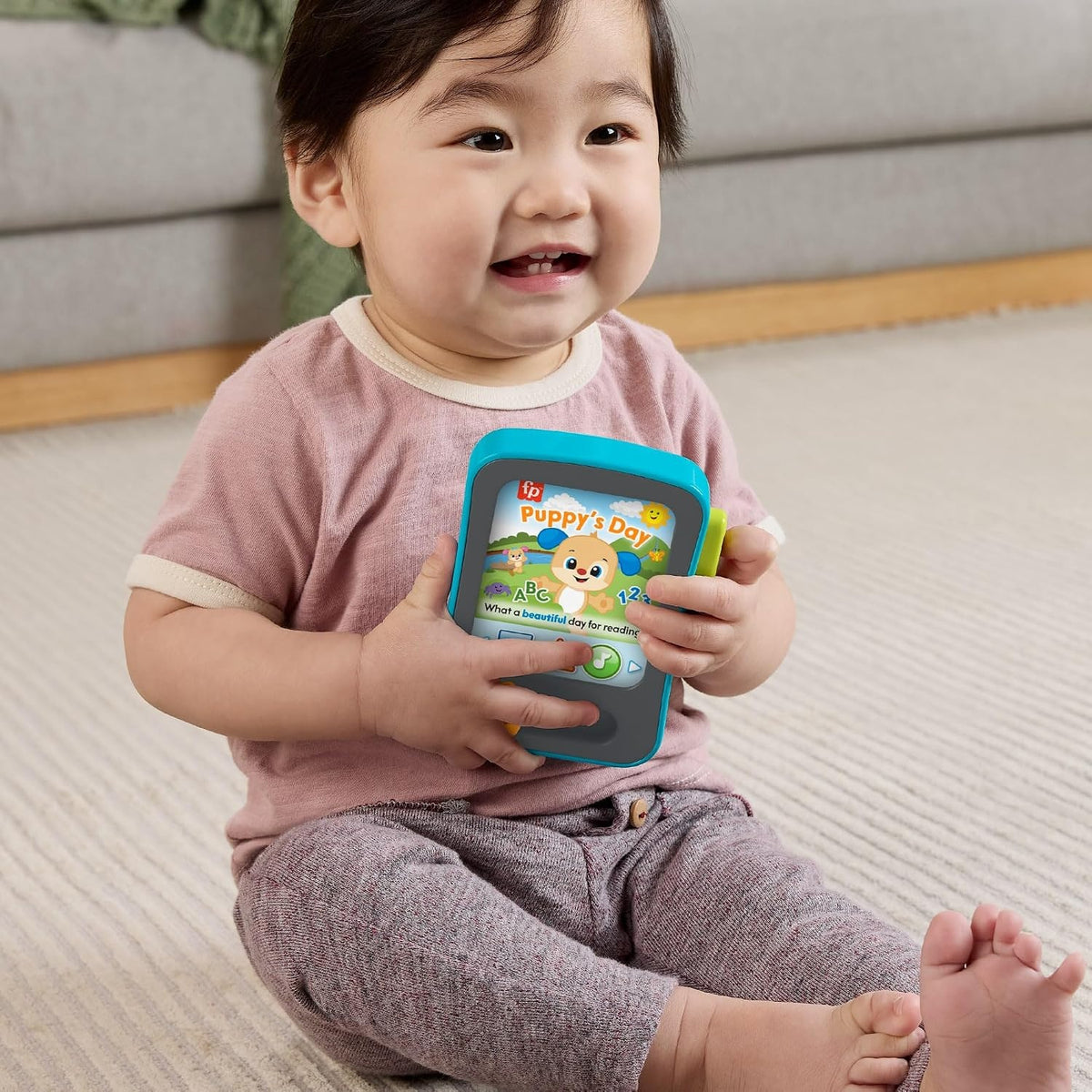 FISHER-PRICE JFK28 lecteur d’histoires du Petit Chien Savant en 3 langues