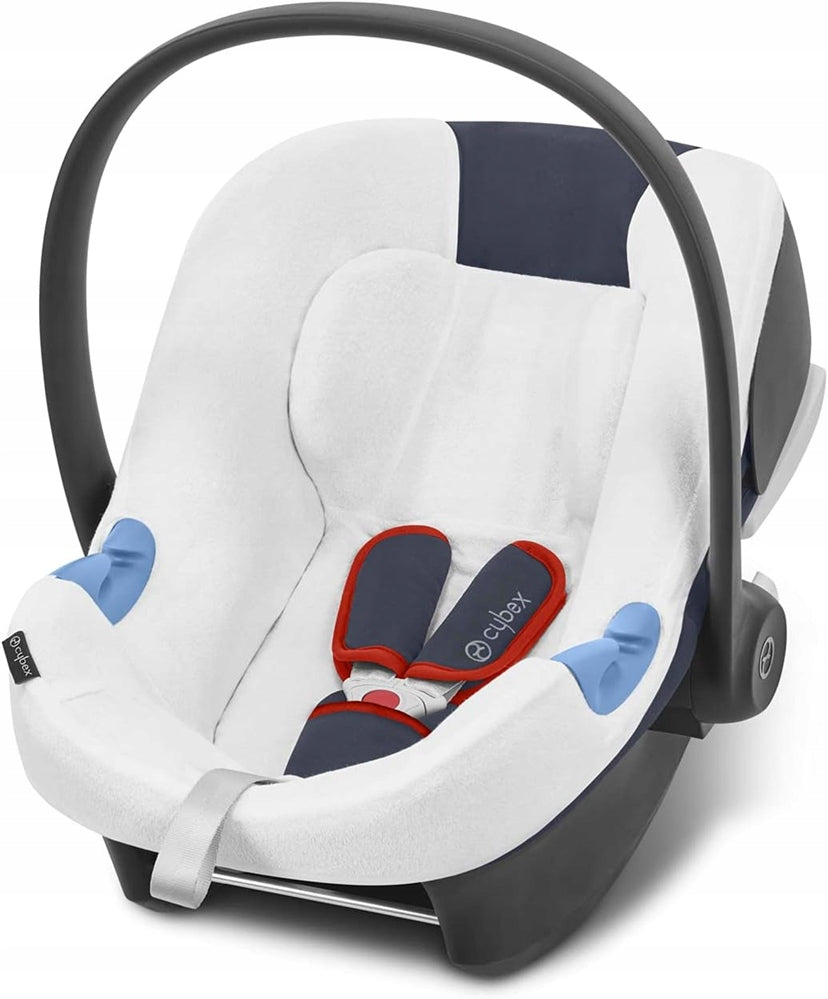 CYBEX SILVER pokrowiec do fotelika Aton B i-Size letni pokrowiec na fotelik samochodowy, biały