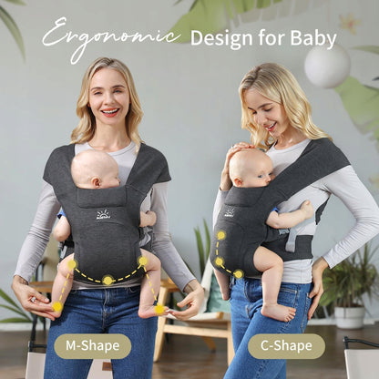MOMTORY porte-bébé ergonomique 3 - 12kg