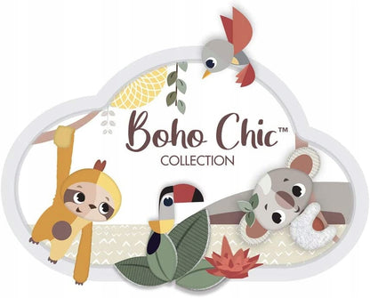 TINY LOVE Boho Chic karuzela do łóżeczka, kolorowa dekoracja z motywami zwierząt dla niemowląt 0-5 m