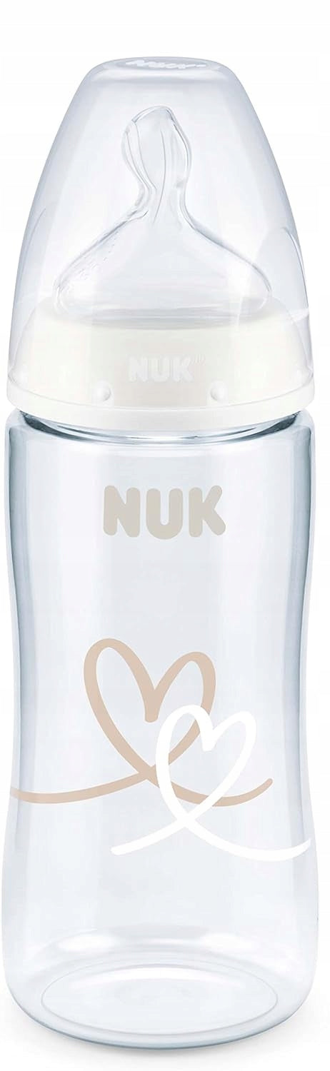NUK First Choice+ 0-6 m FLASKA 300 ml temperaturindikator