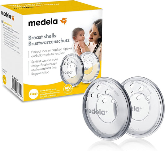 MEDELA muszle ochronne osłonki uniwersalne, osłonki na piersi do ochrony brodawek i regeneracji skóry