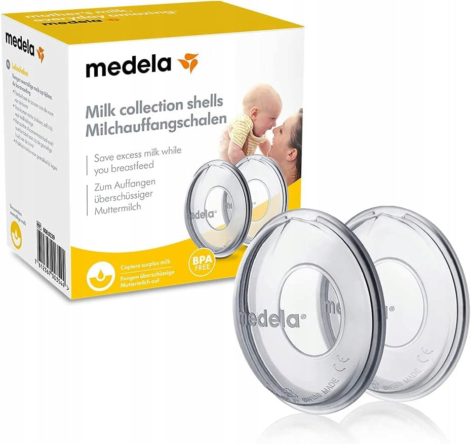 MEDELA muszle laktacyjne do zbierania pokarmu, uniwersalny rozmiar, wygodne i BPA free