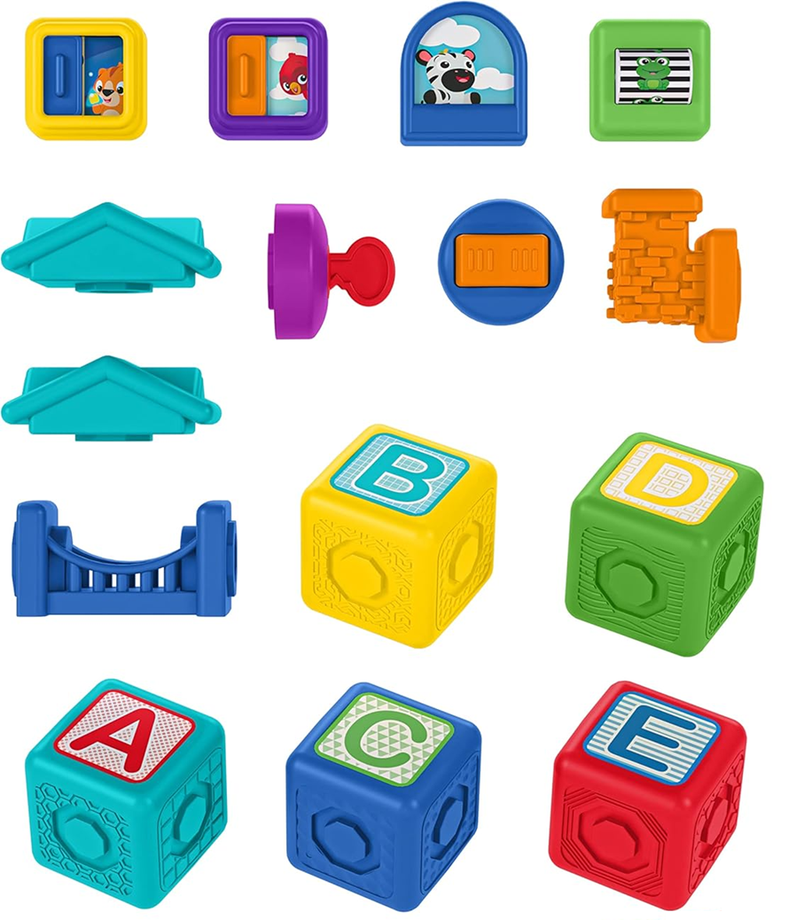 BABY EINSTEIN Connectables Bridge & Learn blocuri magnetice 15 piese