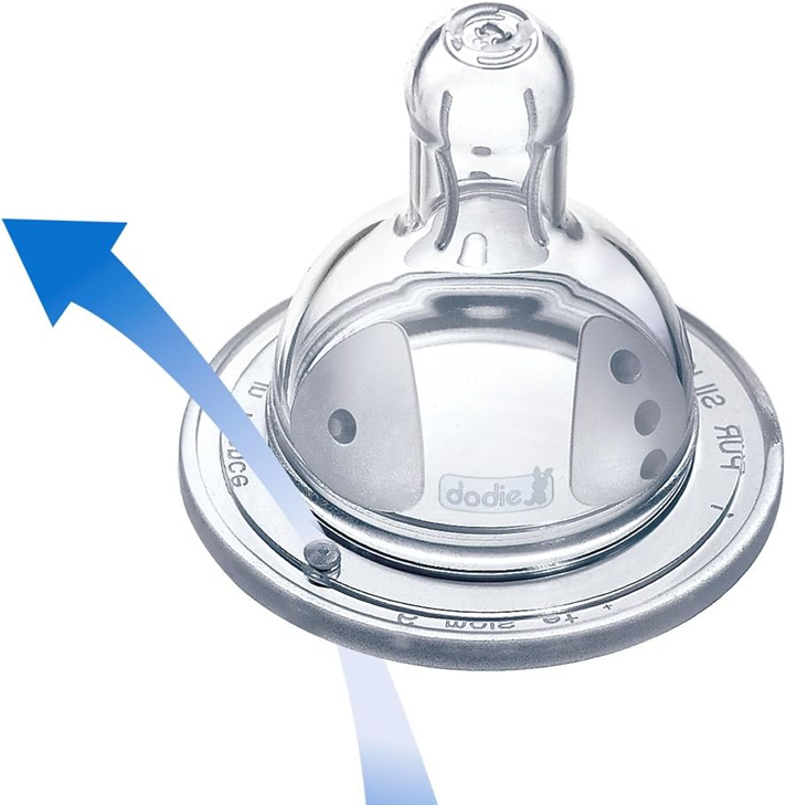DODIE Sensation+ butelka 270 ml smoczek 2 średni przepływ 0-6 m MIŚ i LEW – zdjęcie produktu 2