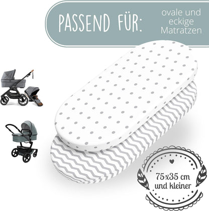 MIMADU prześcieradło z gumką x2 35x75 cm