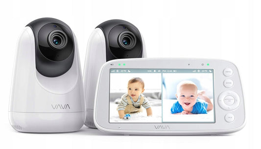 VAVA VA-IH009 babyphone électronique 5" + 2 caméras télécommandées