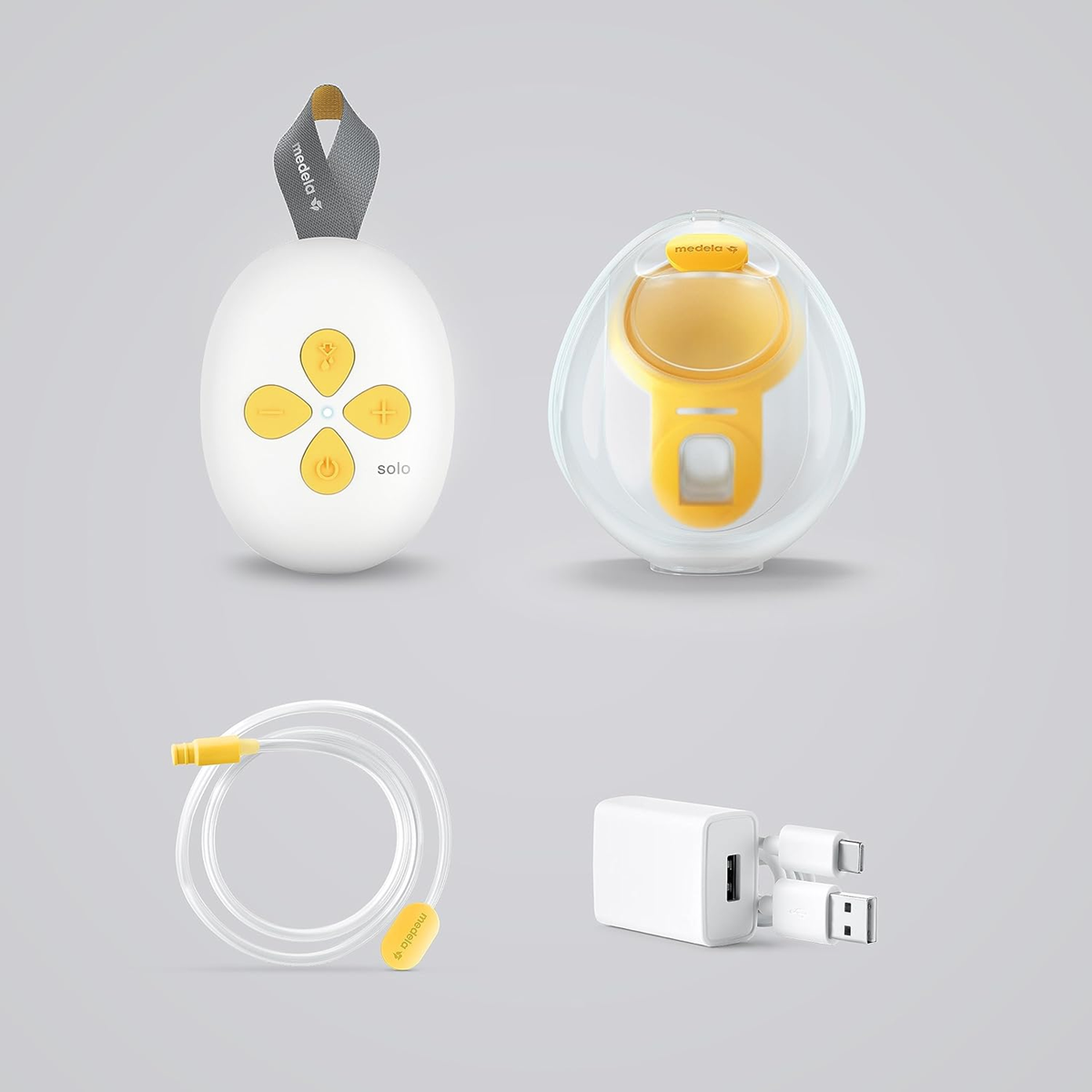 MEDELA SOLO HANDS-FREE 2-phasige elektrische USB-Milchpumpe – Produktfoto 7