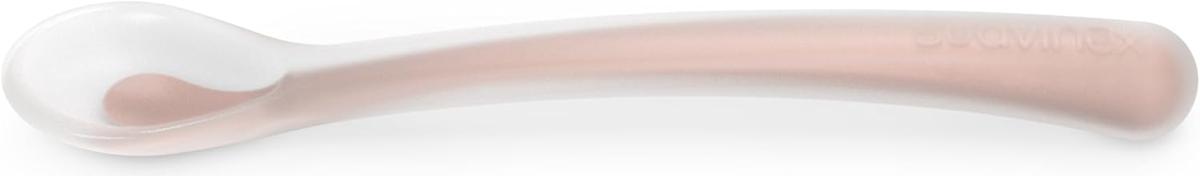 SUAVINEX Selection cuillère souple en silicone 16 cm 4 m+ rose