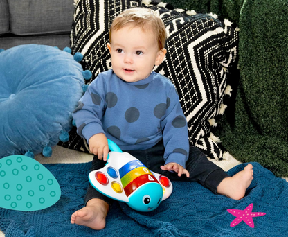 BABY EINSTEIN Pop & Explore raie interactive en 3 langues 6 m+