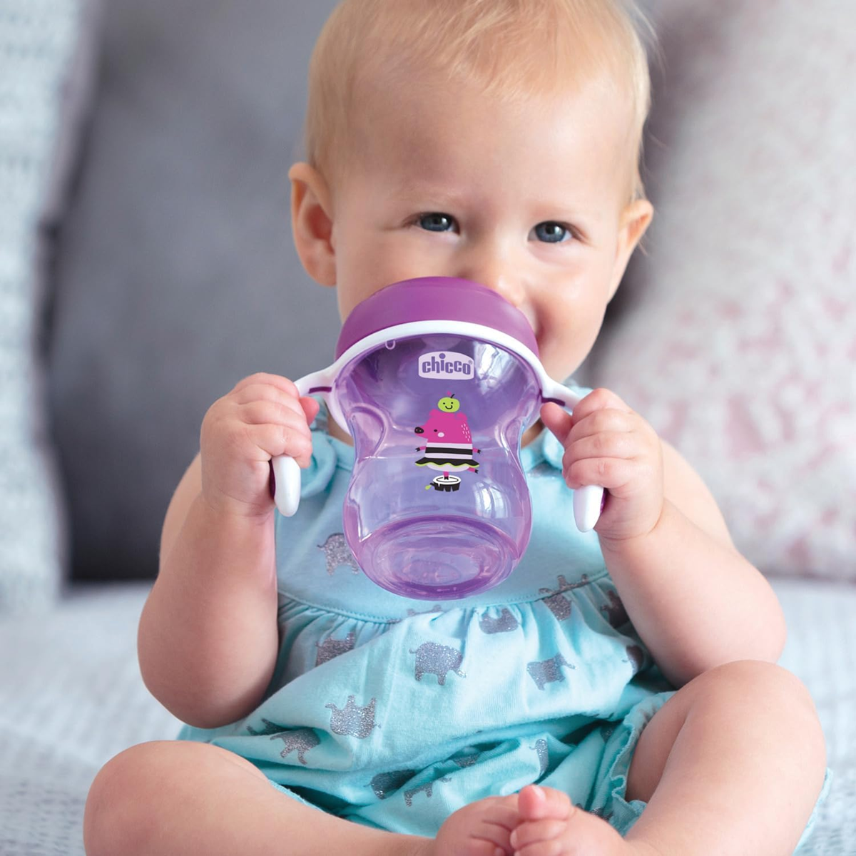 CHICCO Training Cup kubek niekapek z ustnikiem 200 ml 6 m+