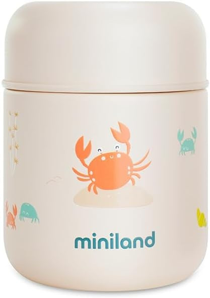MINILAND Food Thermy Mini stalowy termos obiadowy 280 ml KRAB
