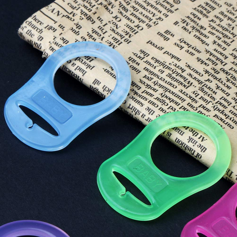 BABY poignées en silicone pour chaînes de sucette 8 pièces