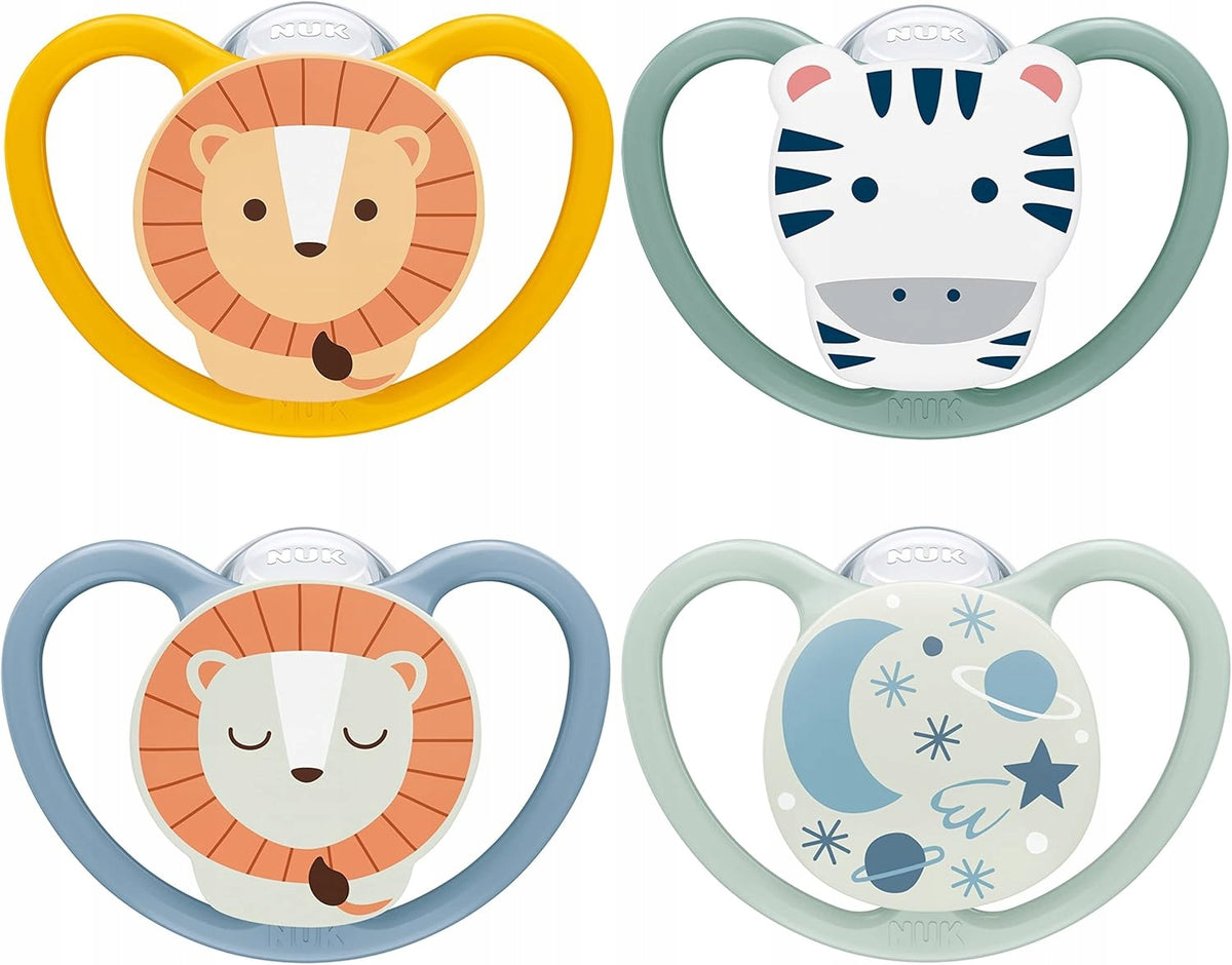 NUK Space Day Night Soother, 18-36m