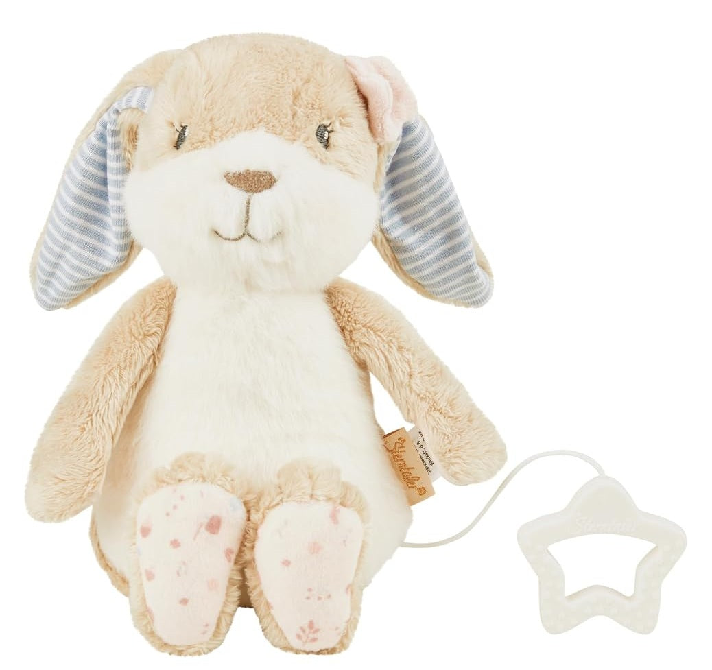 STERNTALER przytulanka z pozytywką La-Le-Lu zając HANNI 22 cm, beżowo-biała, dla niemowląt 0+