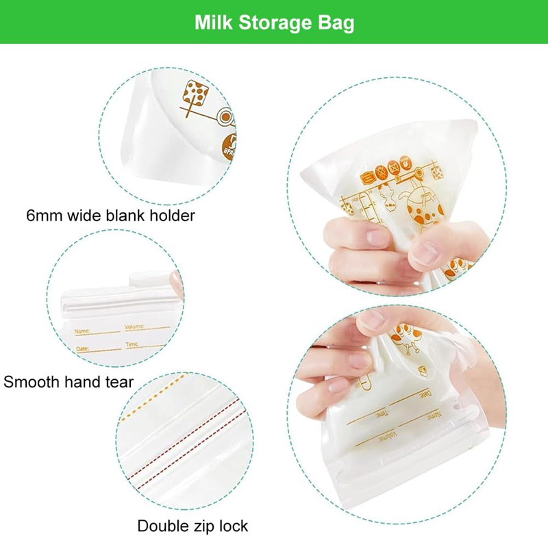 Sacs de Conservation Alimentaire 60pcs 250ml
