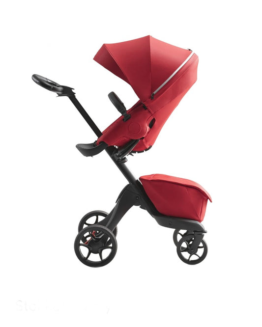 STOKKE Xplory X wózek spacerowy PREMIUM UPF50+ do22kg akcesoria – RUBY RED – zdjęcie 1