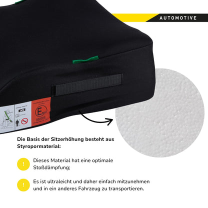 DUNLOP Car Booster fotelik samochodowy podwyższający 135-150 cm – zdjęcie produktu 4