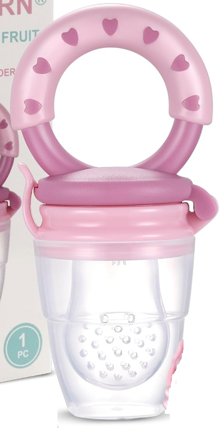 BEBI BORN anneau de dentition distributeur de fruits pour enfants 3-24m 3 embouts
