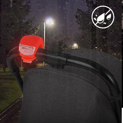 HOVCEH lampă de iluminare LED din silicon, rezistentă la apă, pentru cărucior, 1 bucată