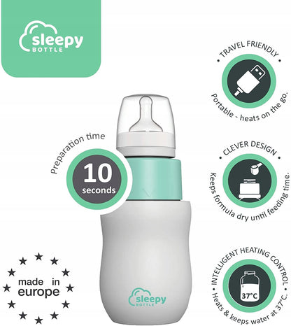 SLEEPY BOTTLE zestaw startowy podgrzewacz z butelk