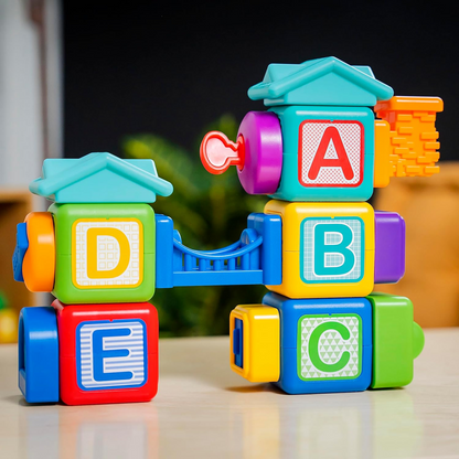 BABY EINSTEIN Connectables Bridge & Learn blocuri magnetice 15 piese