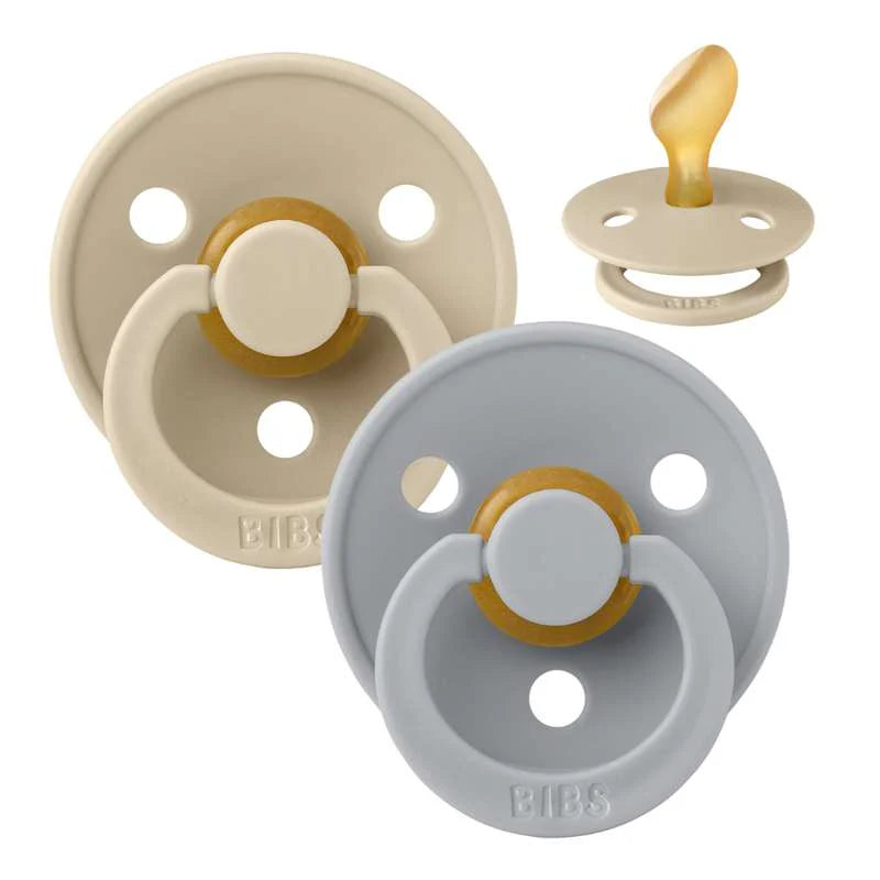BIBS COLOUR smoczki uspokajające 2pack kauczuk  0-6msc ANATOMICZNE
