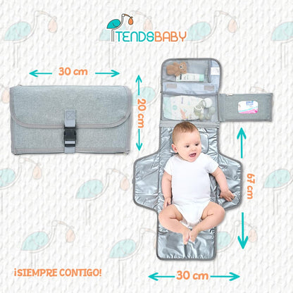 TENDSBABY przewijak MATA do przewijania organizer ZAPIĘCIE DO WÓZKA
