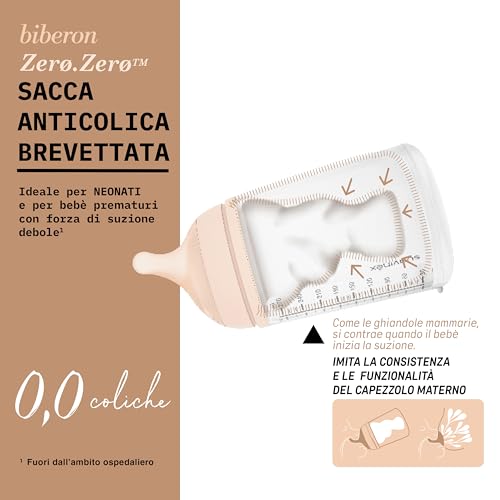 Suavinex Zero Zero biberon anti-coliques 180 ml S Light
