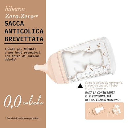 Suavinex Zero Zero biberon anti-coliques 180 ml S Light