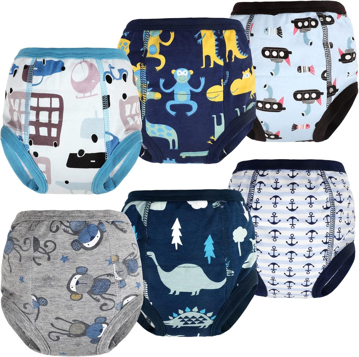 FLYISH DIRECT culottes d'apprentissage 3T x6pcs