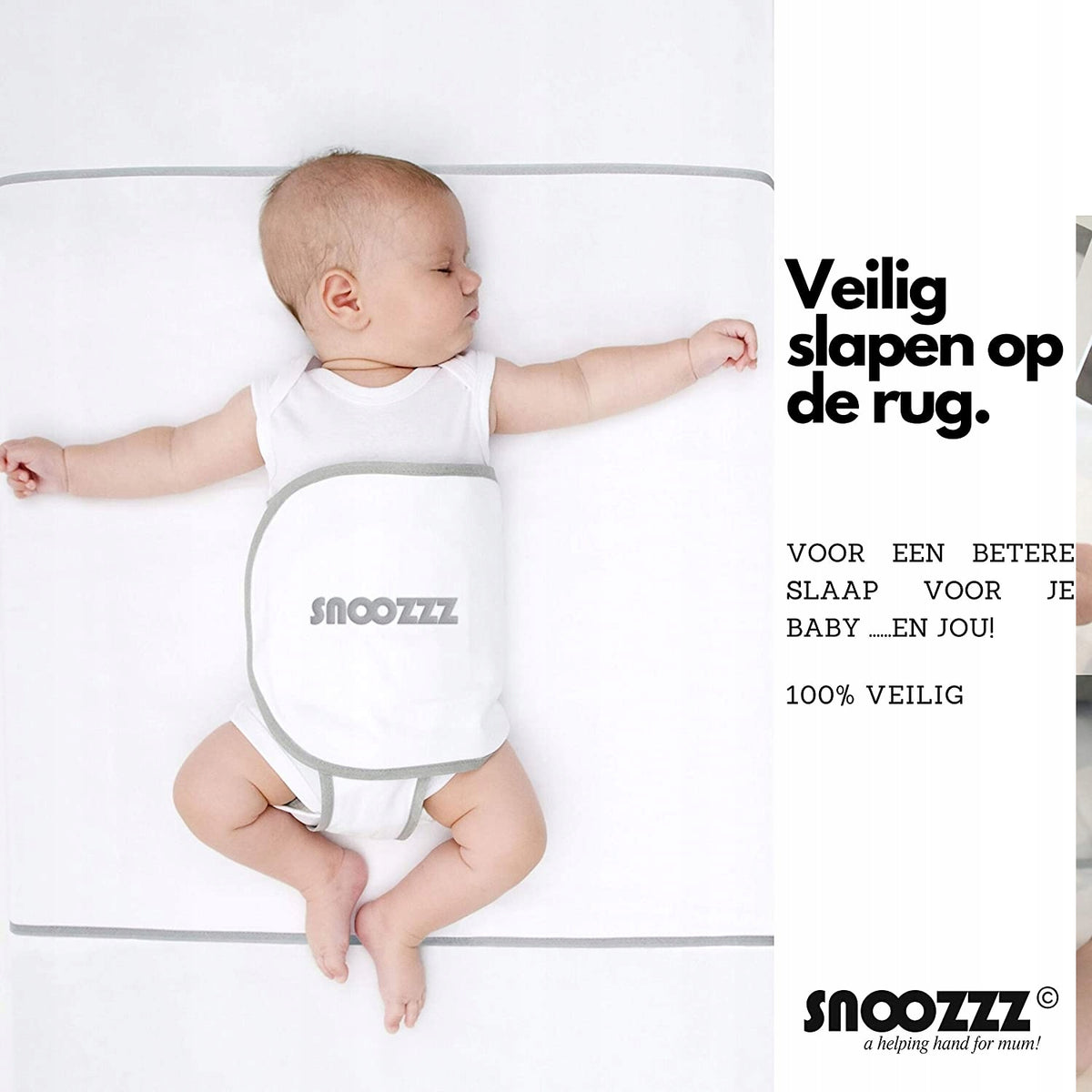 SNOOZZZ pozycjoner snu wspomaganie przy refluksie