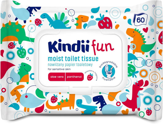KINDII Fun papier toilette humide jetable x60