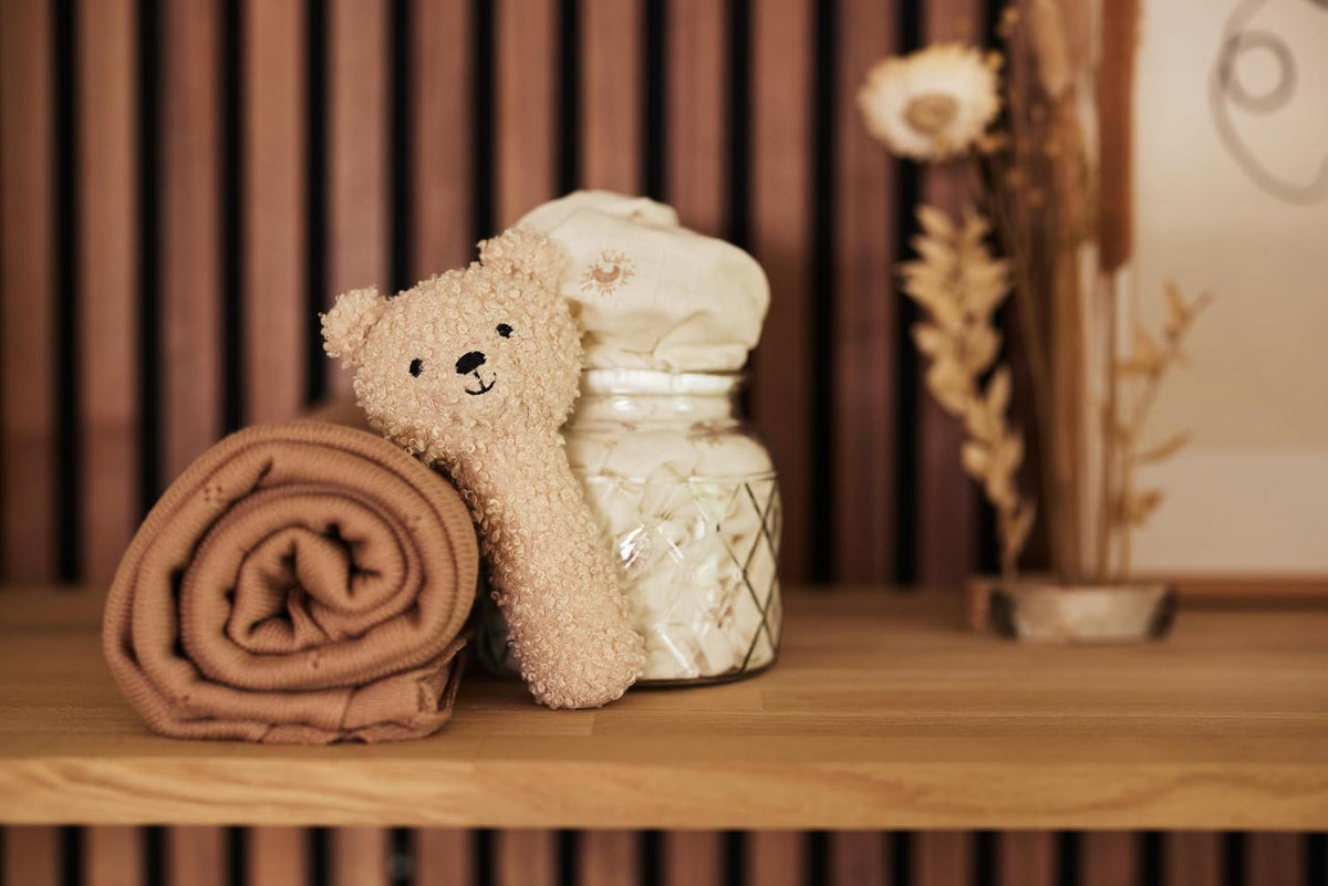 JOLLEIN Teddy hochet ours beige