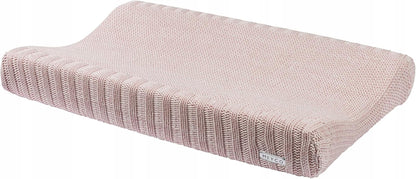 MEYCO pokrowiec na przewijak KNIT 50x70, różowy pokrowiec z 100% bawełny na matę do przewijania