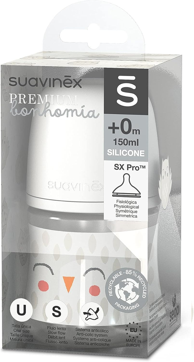 SUAVINEX PREMIUM biberon avec tétine SX PRO 150 ml 0m+