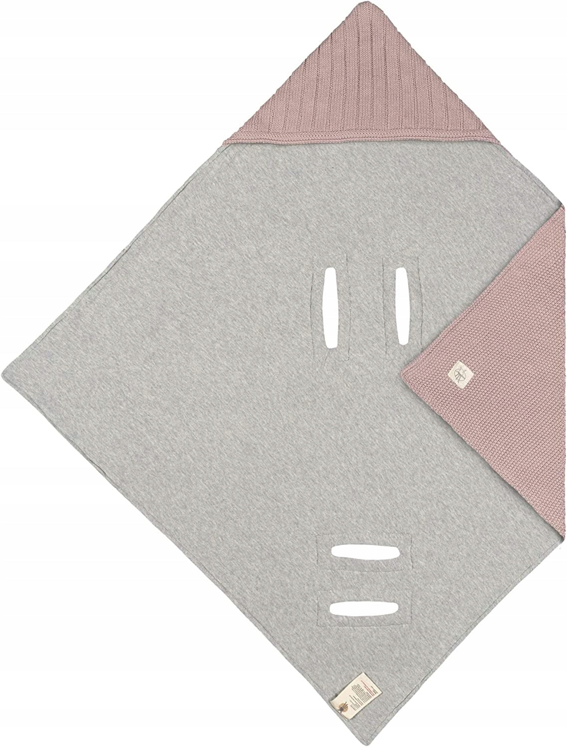 LASSIG couverture d’emmaillotage pour siège auto couverture GOTS