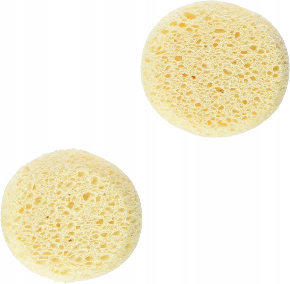 TIGEX spugne naturali vegetali e di cotone per bambini 5x6 cm 2 pezzi